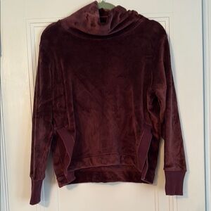 Plush Burgundy Pullover Hoodie